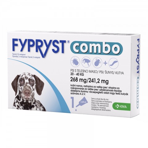 Preparat protiv spoljnih parazita pasa FYPRYST Combo 40-60 1ampula